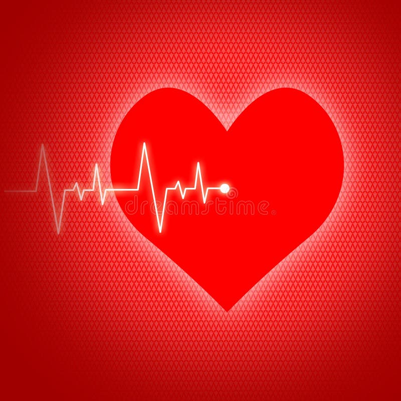 Heart Pulse Indicates Preventive Medicine And Cardiogram