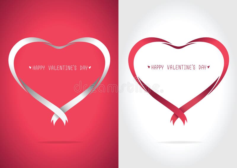 Valentine Ribbon Heart Royalty Free SVG, Cliparts, Vectors, and Stock  Illustration. Image 11031524.