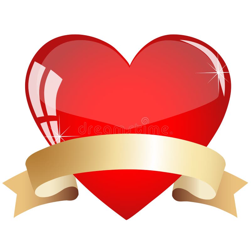 Ribbon Heart Stock Illustrations – 130,212 Ribbon Heart Stock  Illustrations, Vectors & Clipart - Dreamstime