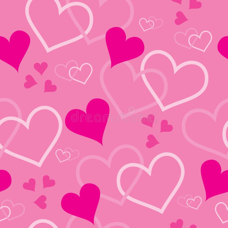 Heart seamless pattern