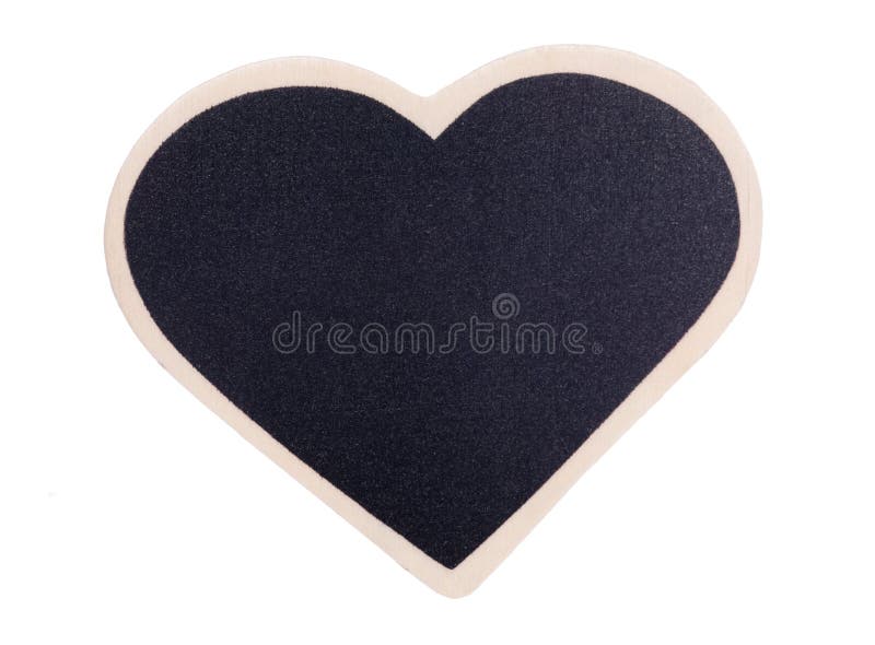 Heart shape chalk board