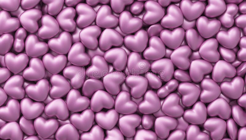 Heart Shape Cutouts on the Table Stock Illustration - Illustration of