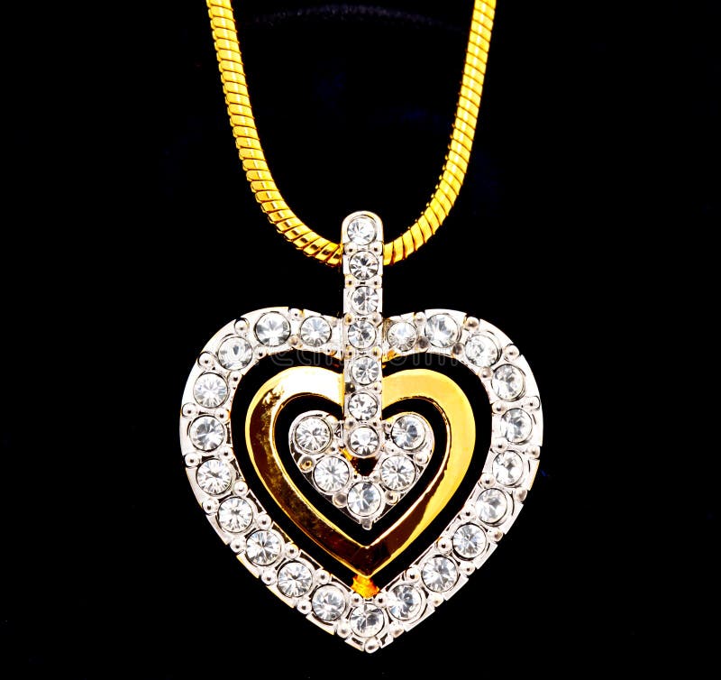 Gold Locket stock photo. Image of heart, necklace, gift - 235630