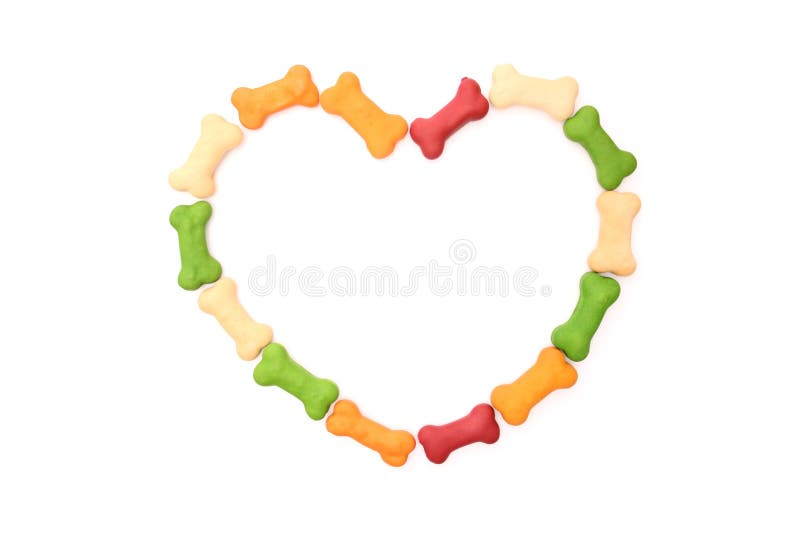 Petfood heart stock image. Image of health, brown, hunger 1077321