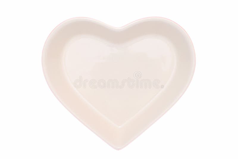 Heart shape plate stock photo. Image of idea, decorative 32022734