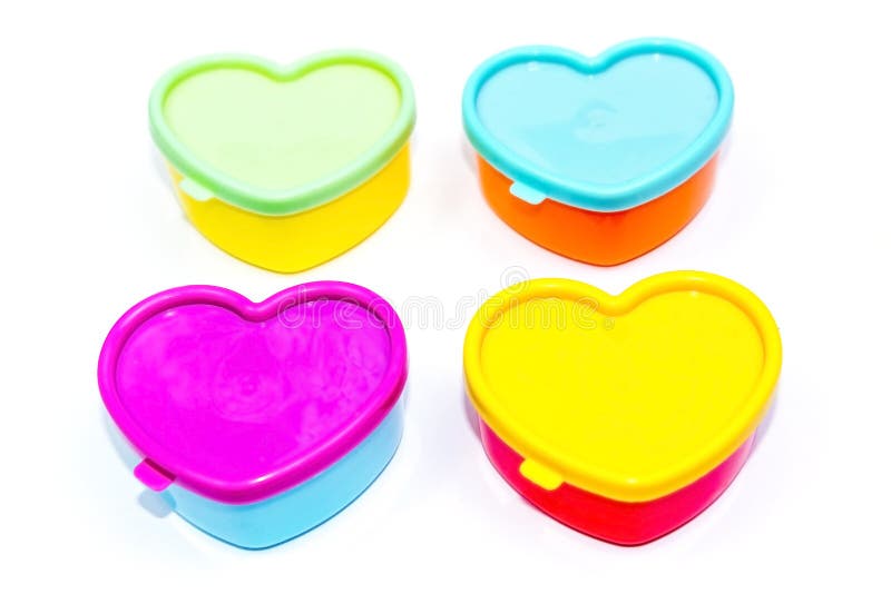 Heart shaped boxes stock image. Image of four, boxes 36889119