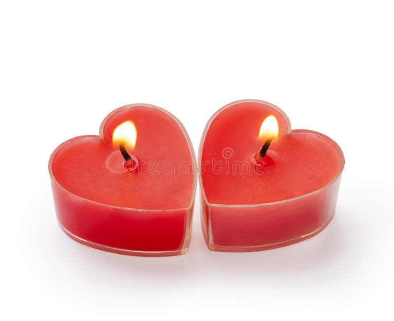 Close Shot Three Beautiful Colourful Heart Shaped Candles Glitter Stock  Photo by ©Wirestock 524285374