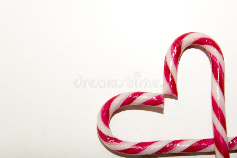 Heart Shaped Candy Canes, Oxford, UK Stock Photo - Image of stripes ...