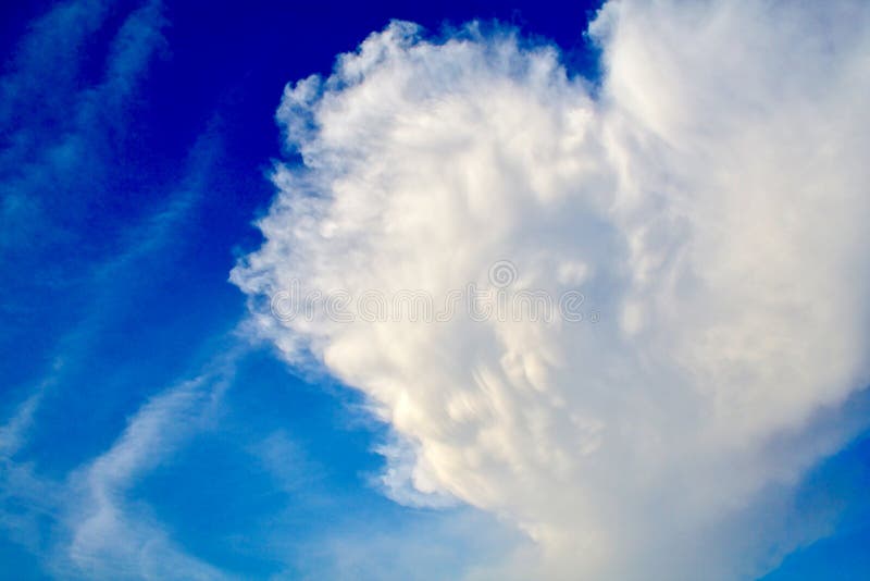 A Heart-shaped cloud