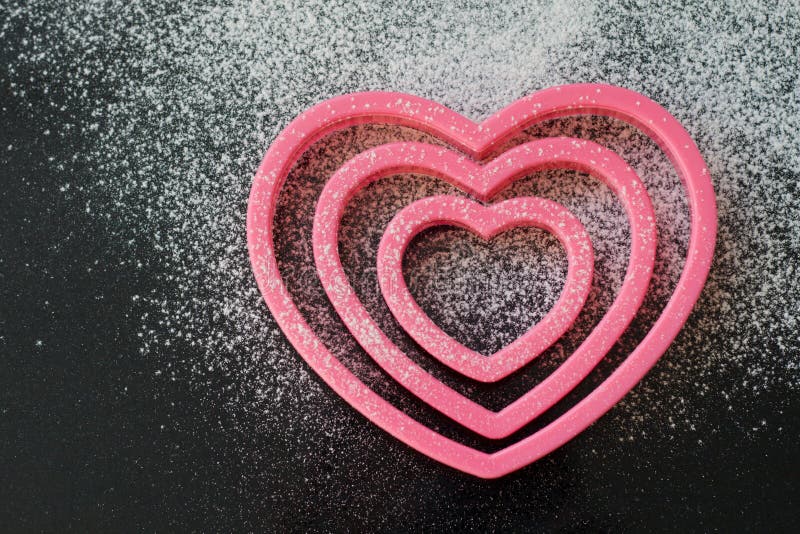 Heart shaped cookie cutters