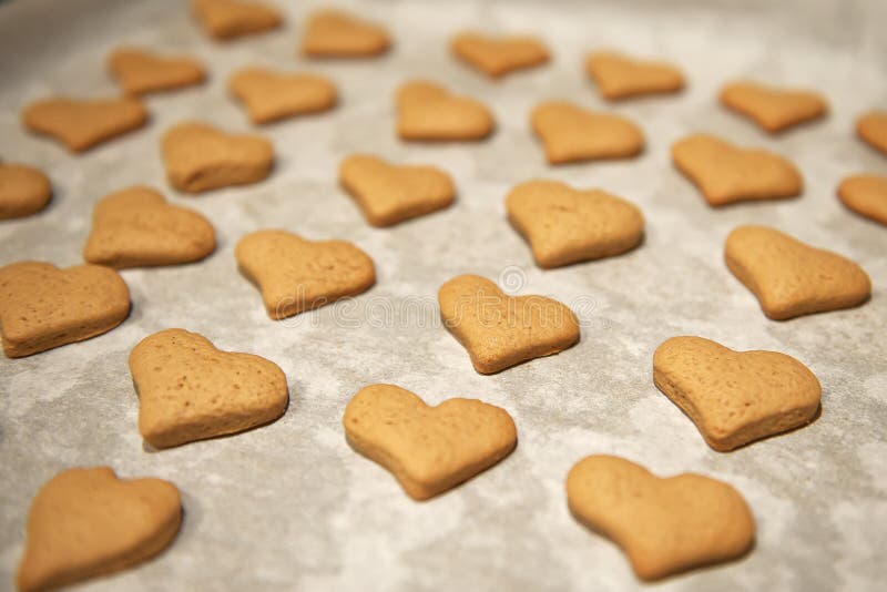 Heart shaped cookies