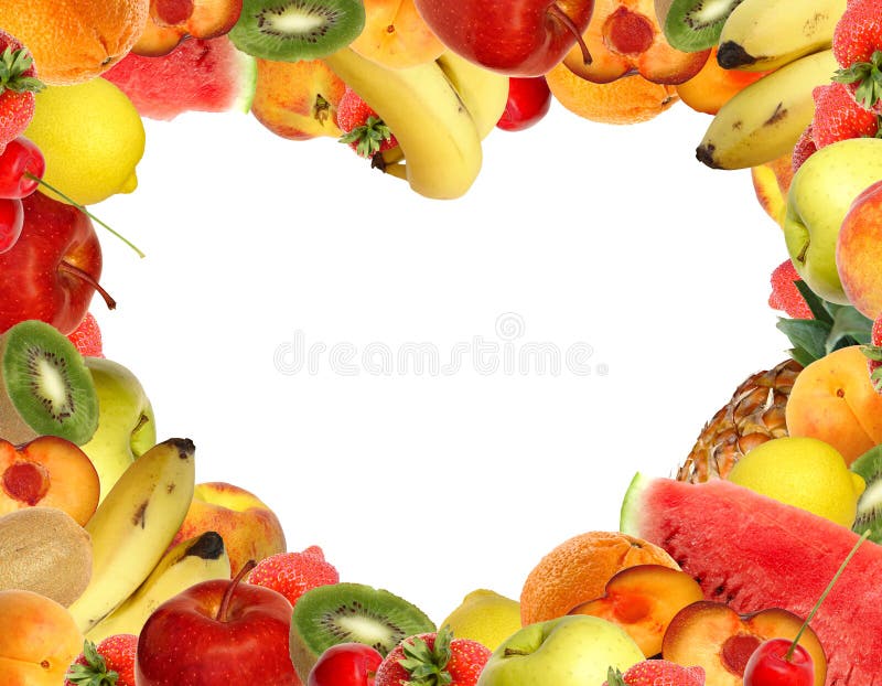 Heart-shaped fruit frame