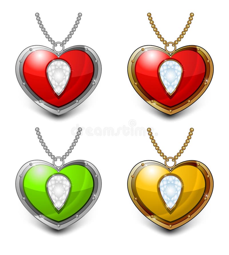 Heart shaped necklace