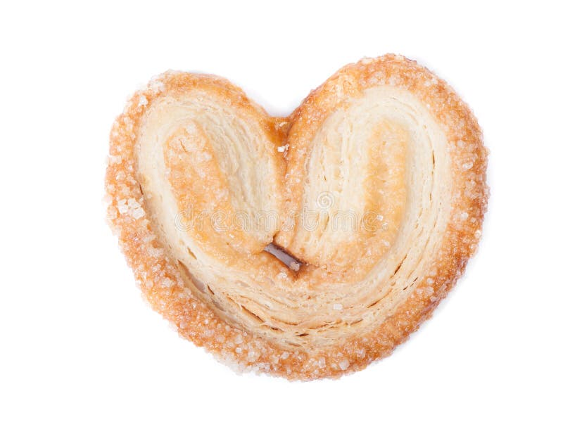 Heart shaped puff pastry stock image. Image of cake 179601043