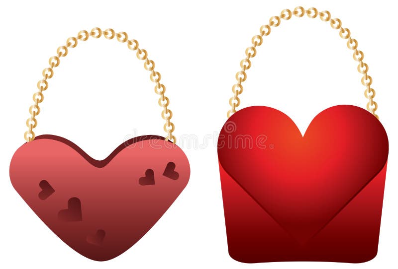 Heart shaped purses