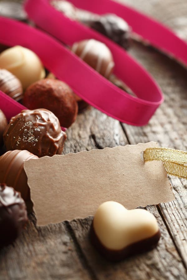 Heart-shaped Truffle stock photography