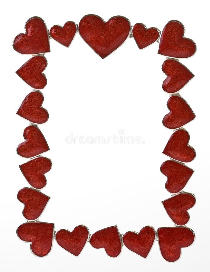 Heart shapes frame