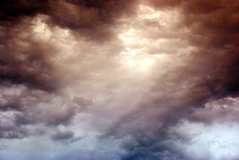 Heart in the sky. stock photos