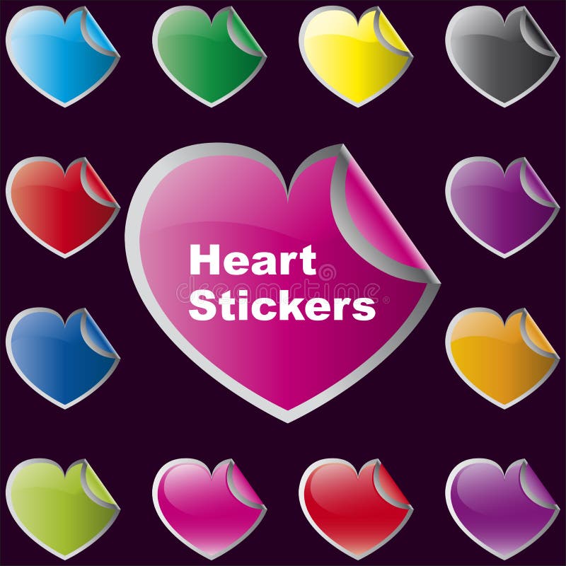 Heart Stickers