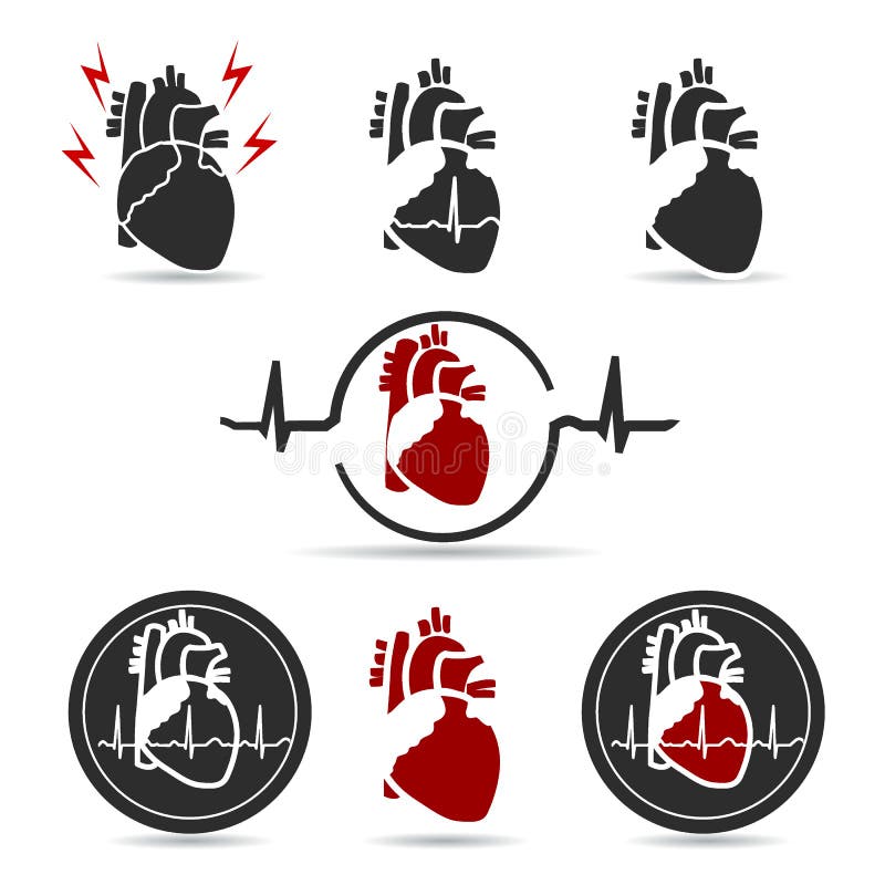Cardiología a corazón cuidado simbolos, hermoso a limpiar diseno huele colocar.