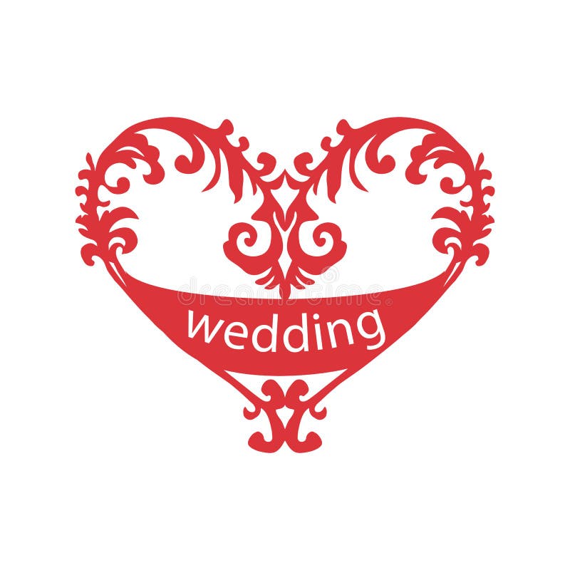Heart for wedding stock illustration. Illustration of concepts 30436789