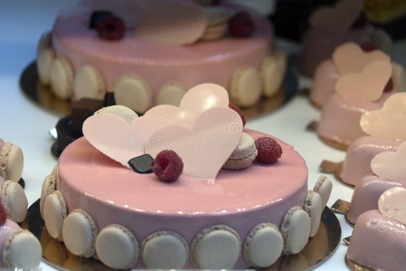 Hearth Shaped Love Cake Detail Stock Image Image of delicious