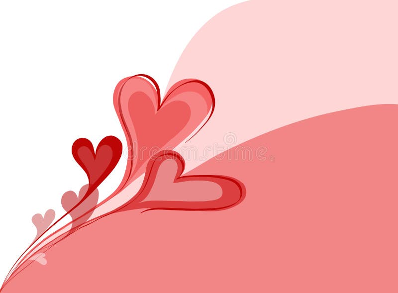 Hearts stock illustration