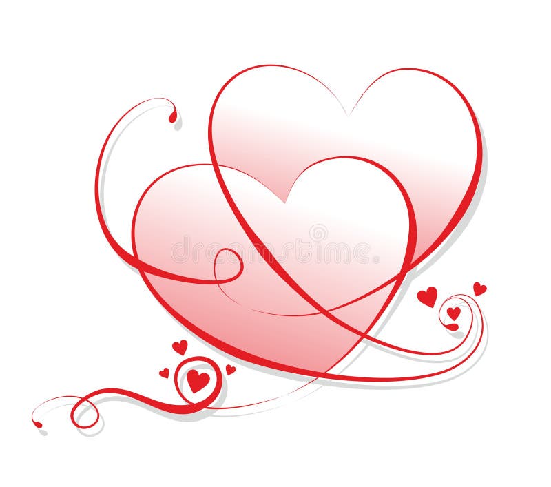 Hearts stock illustration. Illustration of wedding, valentines - 35045378