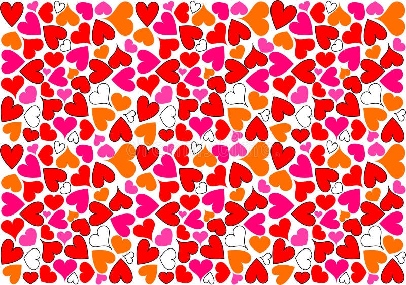 Hearts background