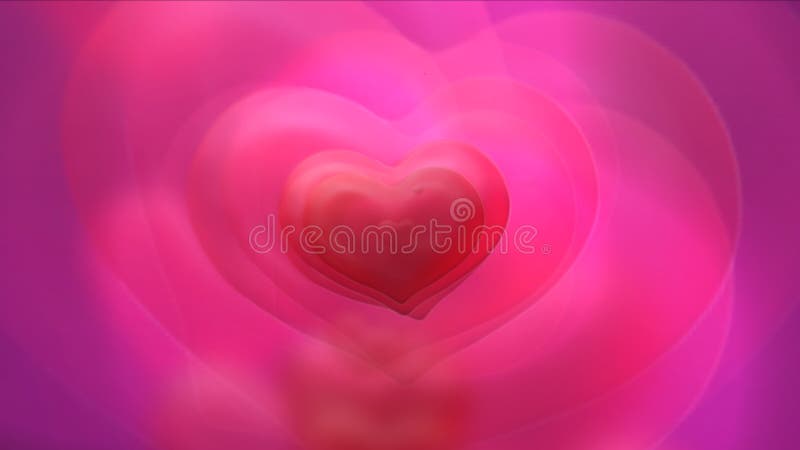 Hearts Light Neon Background Abstract Stock Illustration - Illustration ...