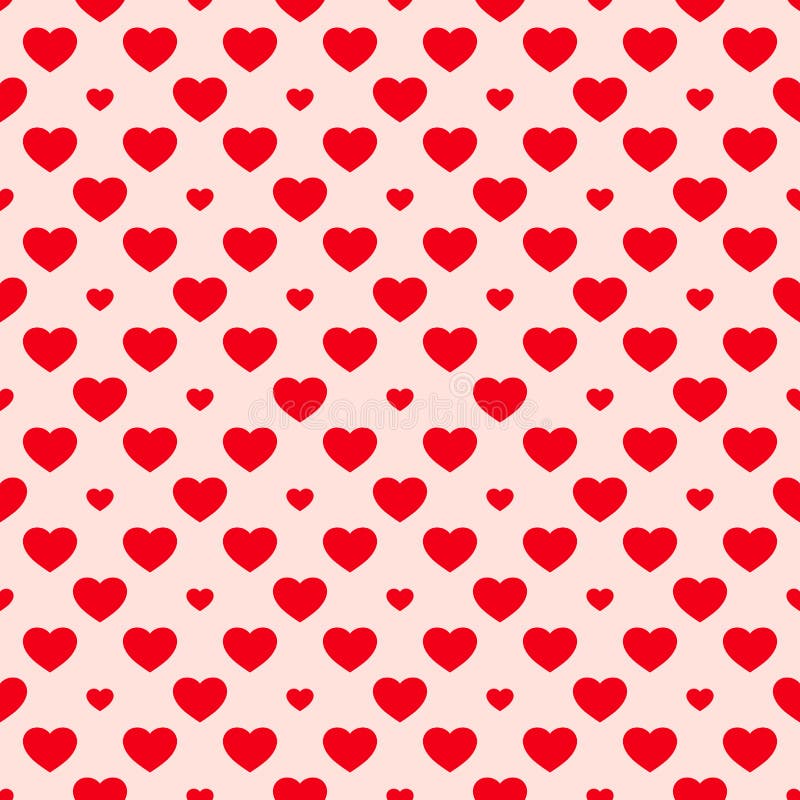 Hearts seamless pattern. Valentines day background. Red and pink texture. royalty free illustration Hearts seamless pattern. Valentines day background. Red and pink texture. royalty free illustration