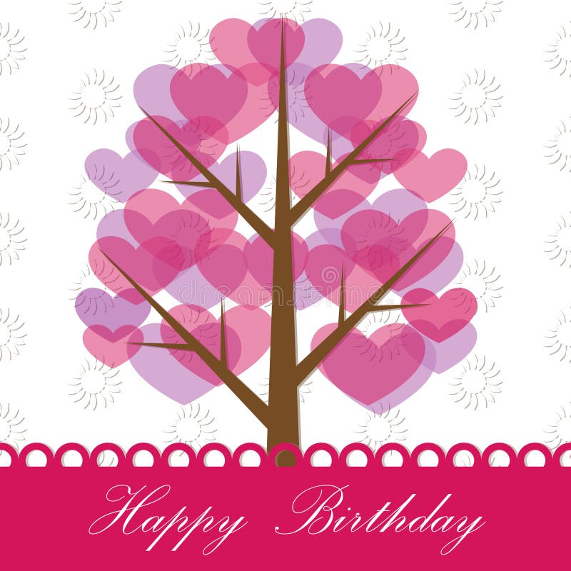 Hearts tree stock vector. Illustration of text, party - 32414995