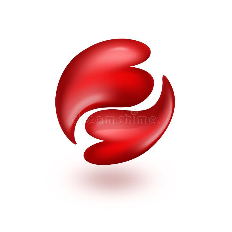 Hearts Yin yang stock illustration Hearts Yin yang stock illustration