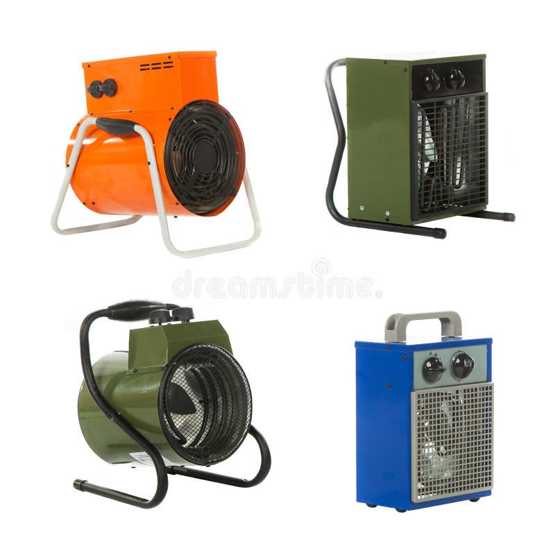 Heat Guns On The Background Stock Image - Image of isolated, appliance