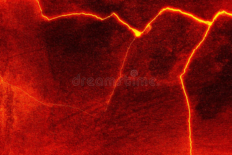 Heat red cracked ground texture