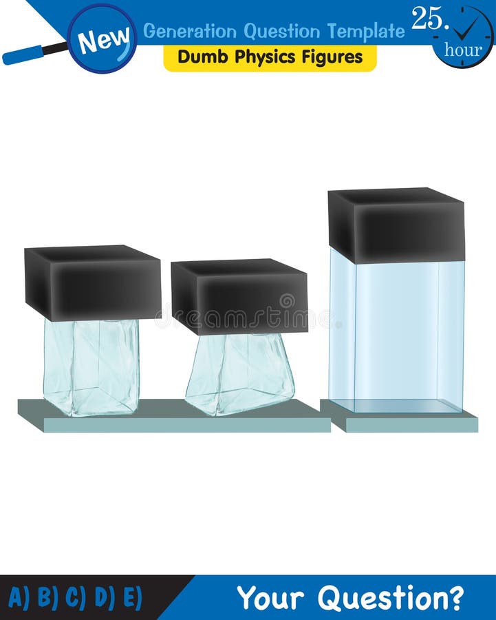 Heat and Temperature, Heating of Substances Stock Illustration