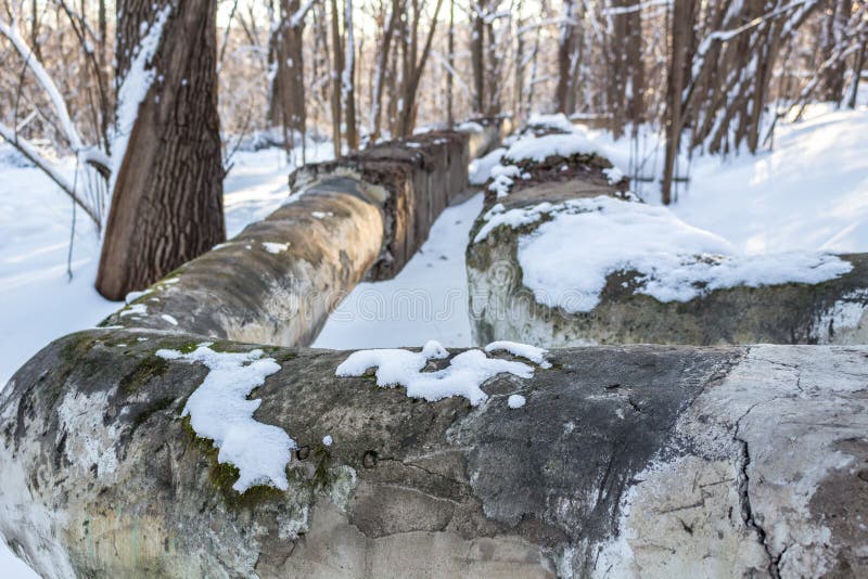 Heating pipes in winter stock image. Image of pipes 137894765