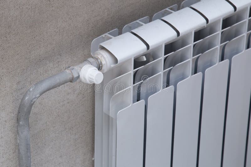 Heating Radiator. Heating of the House with the Help of a Water Heating