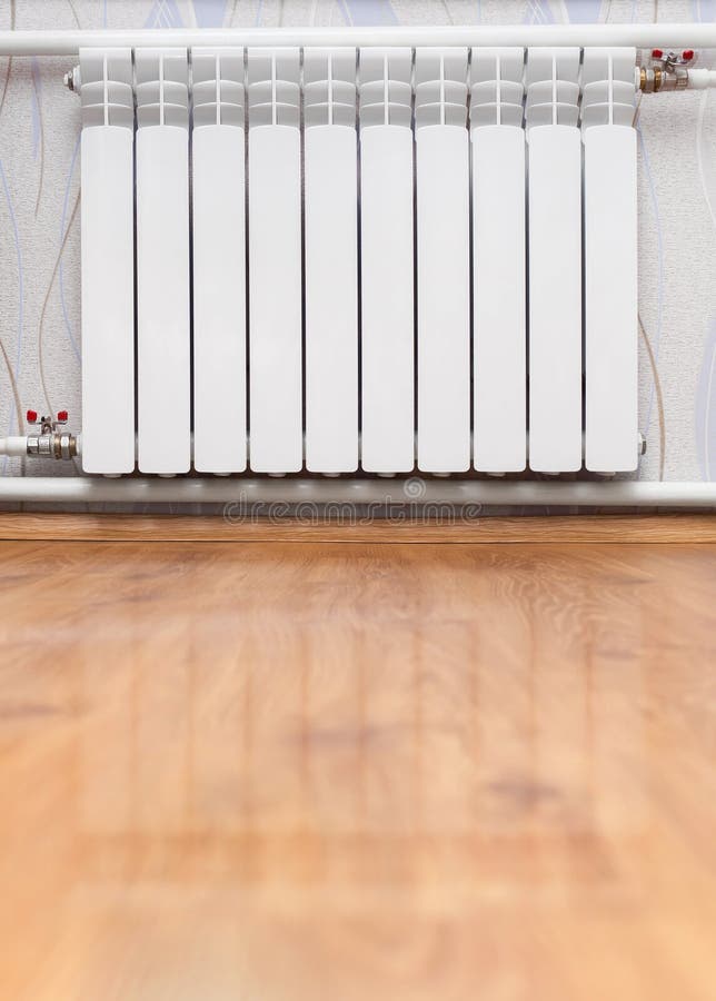 Heating radiator in room stock image. Image of control 50226609