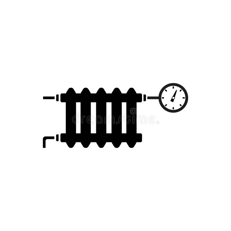 Heating radiators vector icon