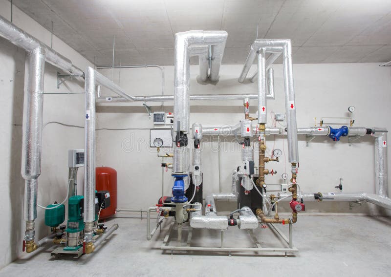 Heating system royalty free stock photo