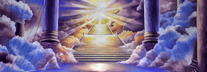 Heaven background stock illustration. Illustration of paintings - 31597863