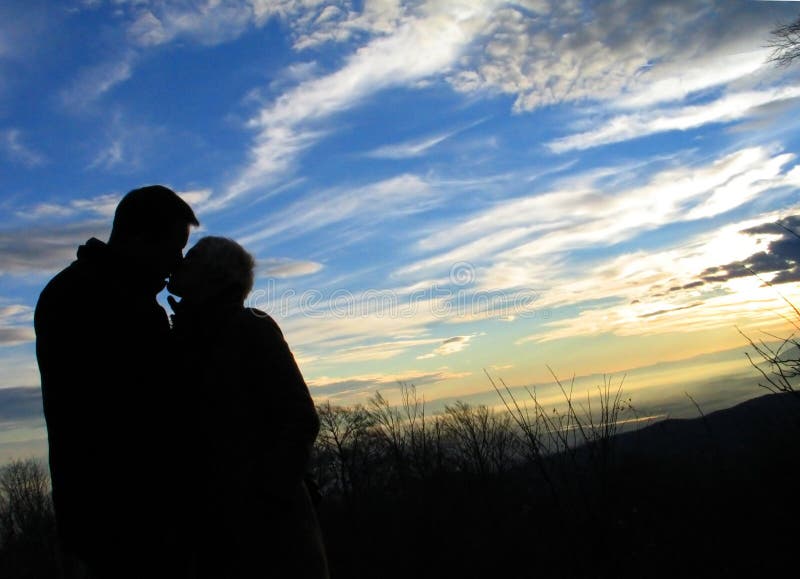 Heaven kiss the earth stock photo. Image of women, clouds 546244