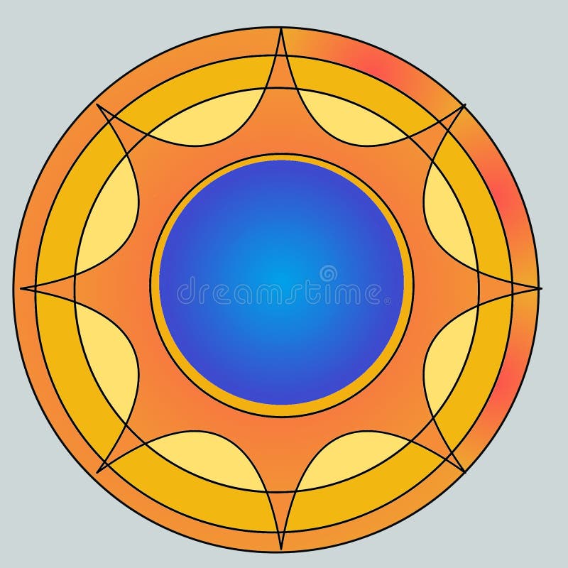 Heavenly Eyes during of the Day Stock Illustration Illustration of