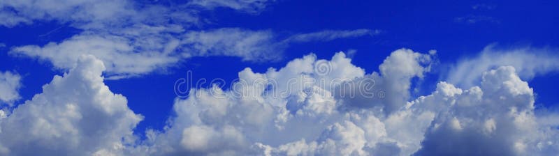 Heavenly panorama stock photography