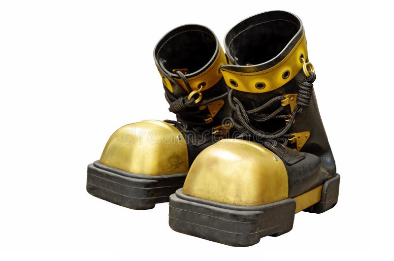 Heavy boots of the diver. stock photo. Image of suit - 99268876