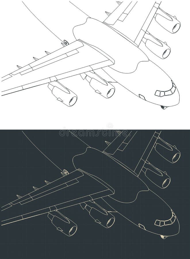 Military Aircraft Drawings Stock Illustrations 68 Military Aircraft