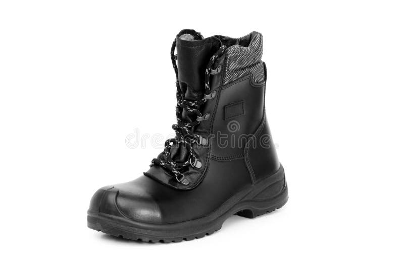 Heavy duty boots isolated stock image. Image of boots - 7775349