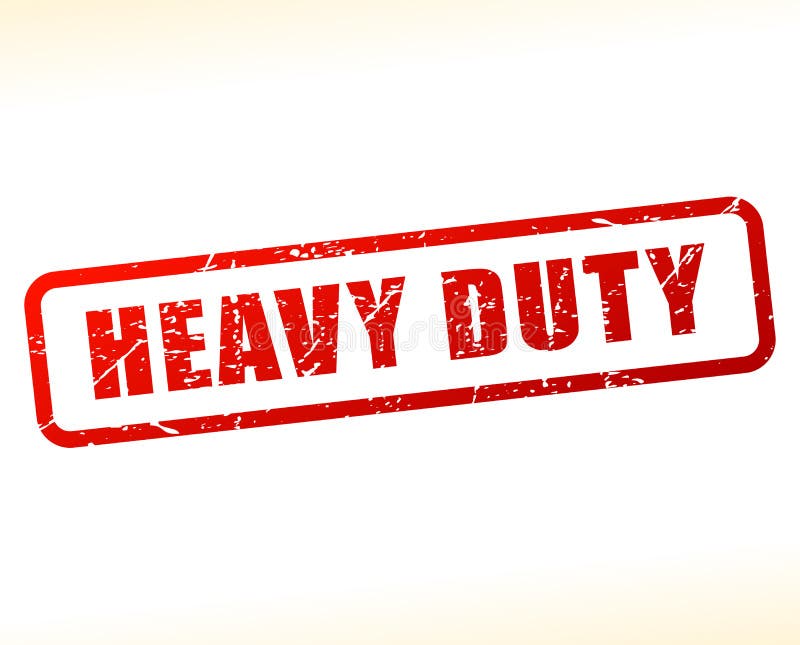 Heavy duty rubber stamp Royalty Free Vector Image