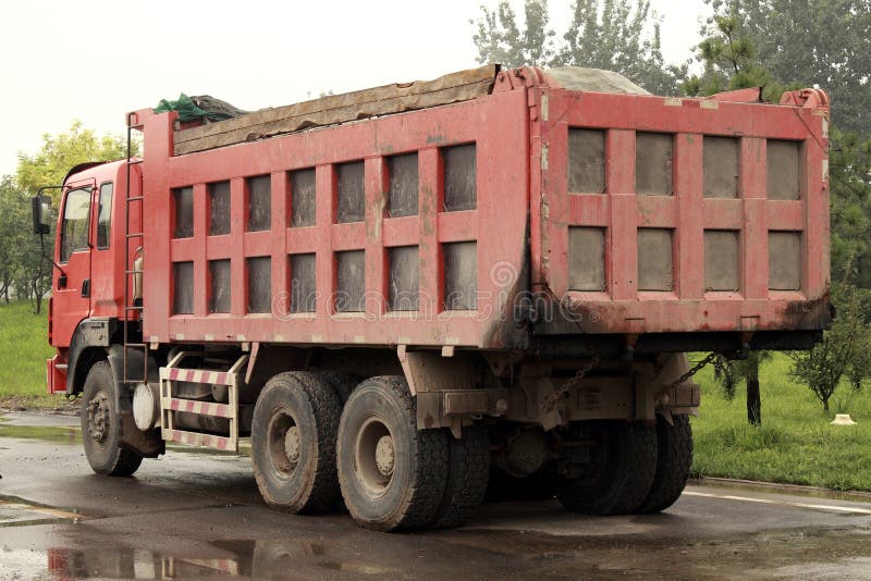 Heavy-duty truck royalty free stock photo